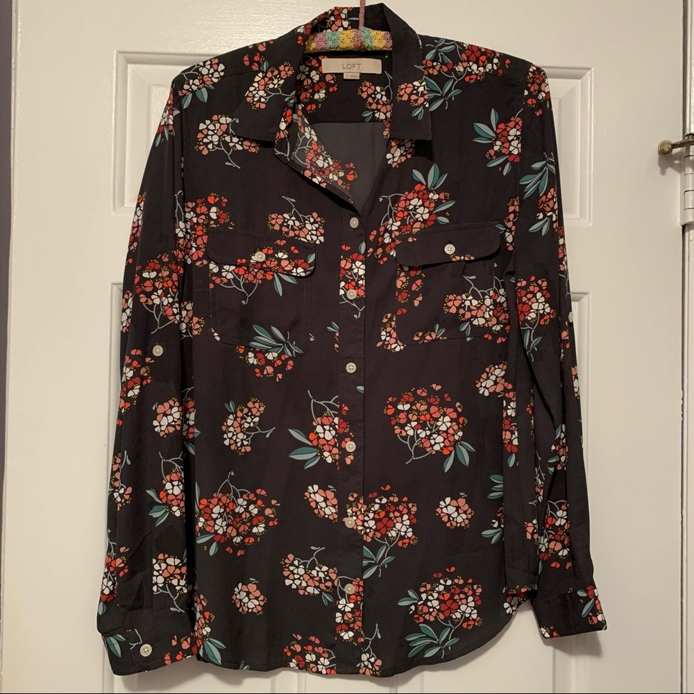 Loft Floral Blouse